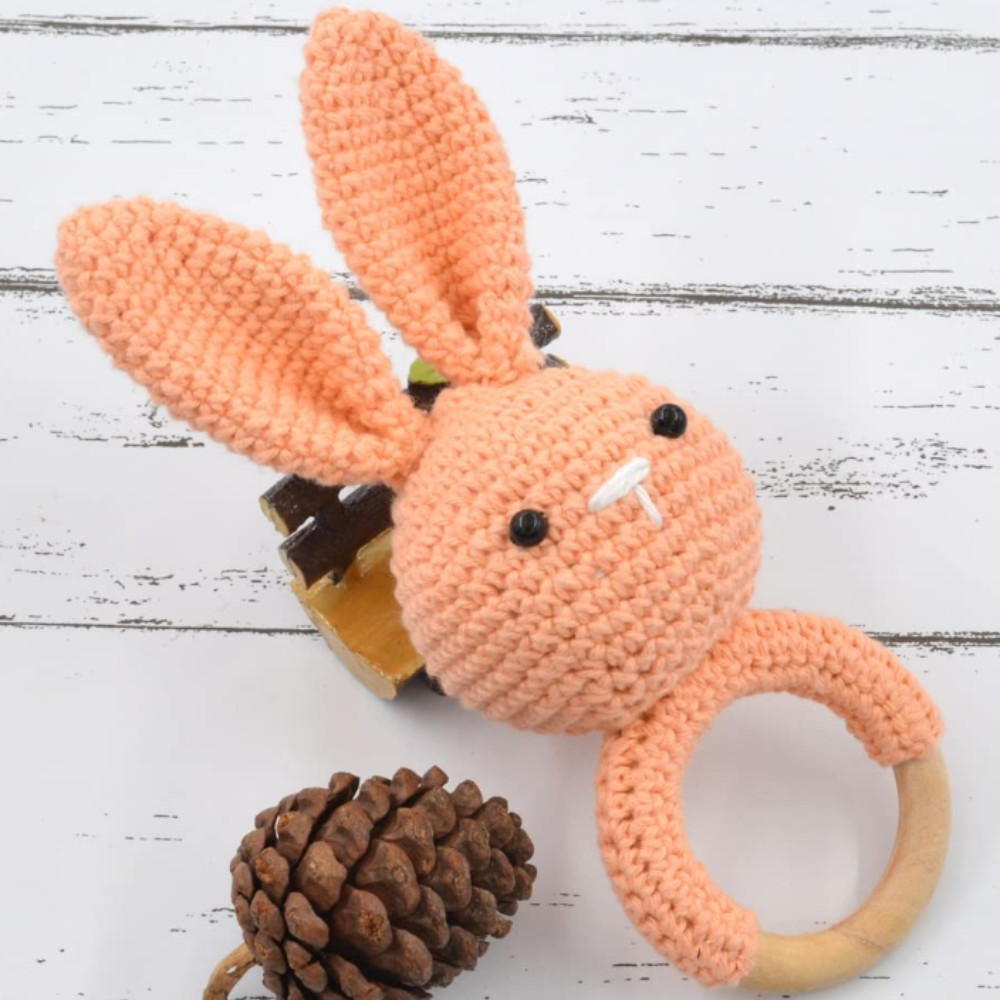 Crochet Easter Bunny Rabbit Rattle