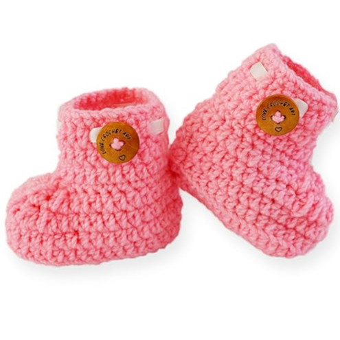 CROCHET Baby Boy's Booties